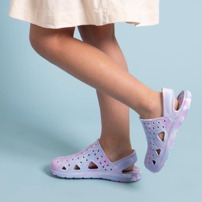 totes® SOLBOUNCE Kids Clog Lilac Marble